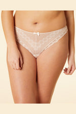 ETAM - תחתוני טנגה תחרה CHERIE CHERIE ורוד פודרה - MASHBIR//365