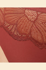 ETAM - תחתוני טנגה תחרה FLEXI LACE טרקוטה - MASHBIR//365