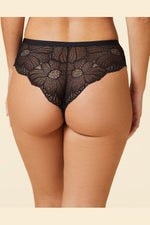 ETAM - תחתוני טנגה תחרה FLEXI LACE שחורים - MASHBIR//365