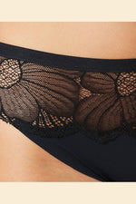 ETAM - תחתוני טנגה תחרה FLEXI LACE שחורים - MASHBIR//365