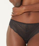 ETAM - תחתוני טנגה תחרה IDOLE בצבע שחור - MASHBIR//365