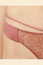 ETAM - תחתוני טנגה תחרה KARAT כתום אפרסק - MASHBIR//365