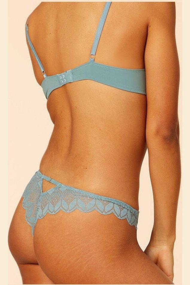 ETAM - תחתוני טנגה תחרה SKY טורקיז - MASHBIR//365