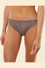 ETAM - תחתוני טנגה תחרה SUBLIME אפור - MASHBIR//365