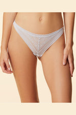 ETAM - תחתוני טנגה תחרה SUBLIME אפור בהיר - MASHBIR//365