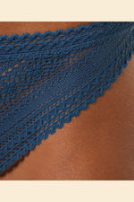 ETAM - תחתוני טנגה תחרה SUBLIME כחול - MASHBIR//365