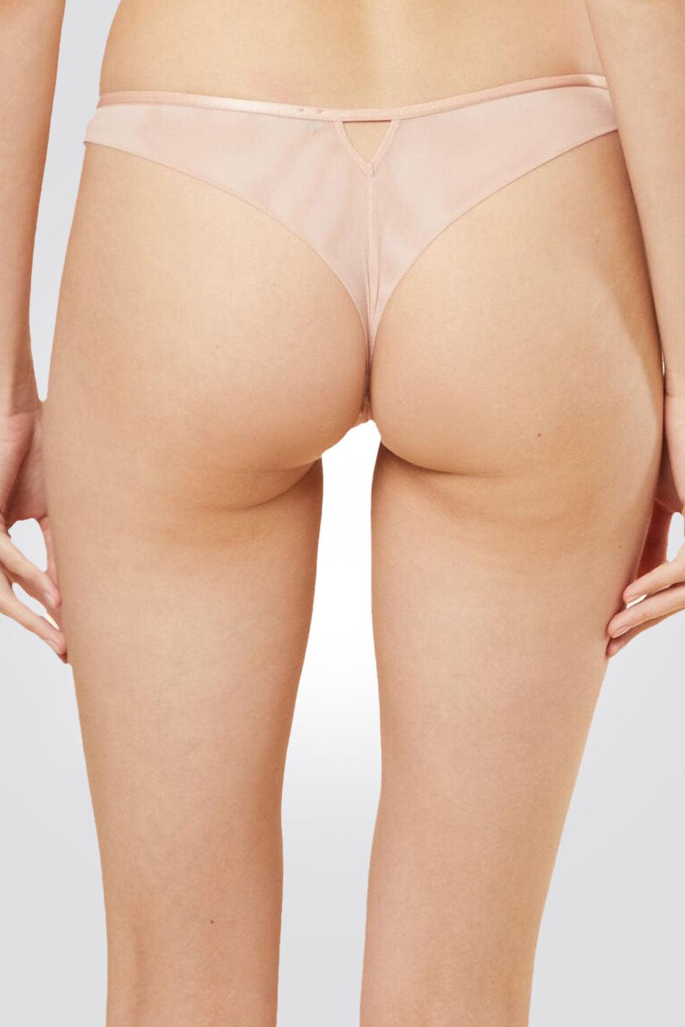 ETAM - תחתוני טנגה טול משולב רקמה BONHEUR צבעוני - MASHBIR//365