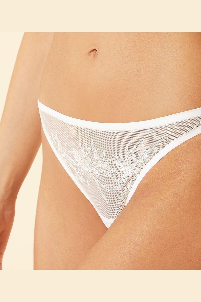 ETAM - תחתוני טנגה טול משולב רקמה JANE - MASHBIR//365