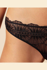 ETAM - תחתוני טנגה טול OMBRELLE שחור - MASHBIR//365