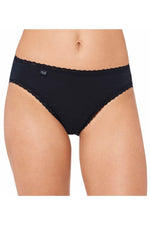 SLOGGI - תחתוני sloggi Cotton Lace Tai שחור - MASHBIR//365