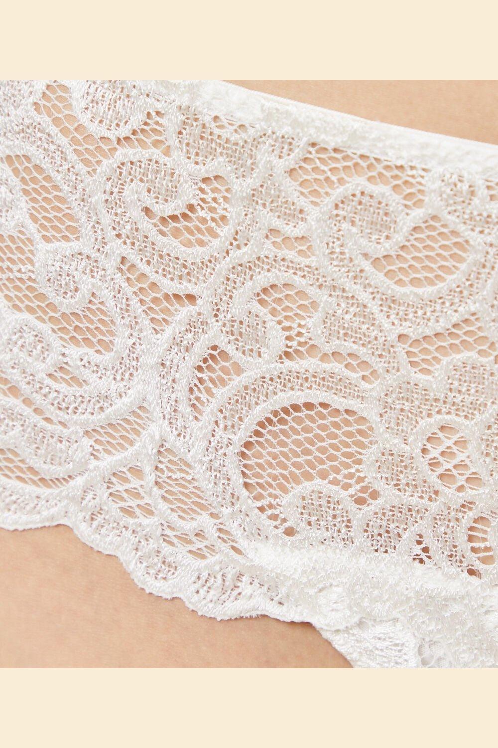 ETAM - תחתוני תחרה FLORALE קרם - MASHBIR//365