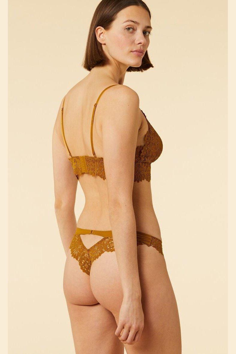 ETAM - תחתוני תחרה טנגה SUCCESS ברונזה - MASHBIR//365