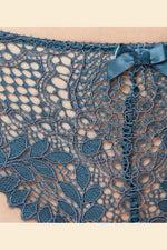 ETAM - תחתוני תחרה טנגה SUCCESS כחול פטרול - MASHBIR//365