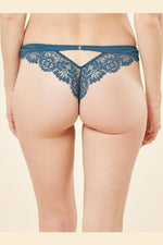 ETAM - תחתוני תחרה טנגה SUCCESS כחול פטרול - MASHBIR//365