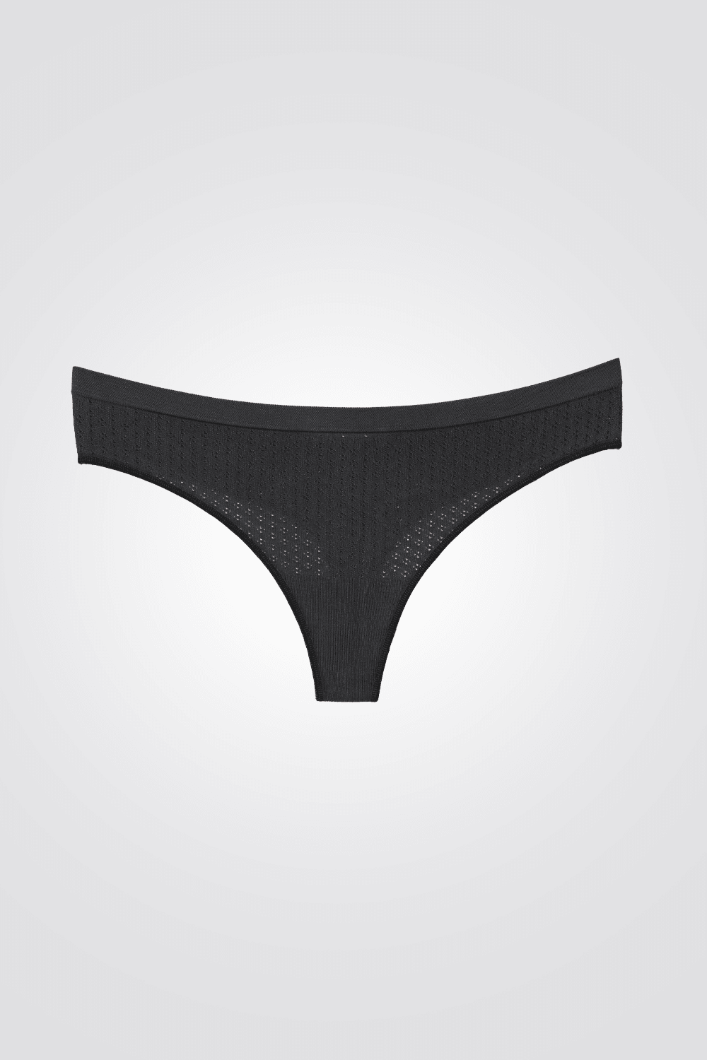 DELTA - תחתוני חוטיני SEAMLESS TOUCH בצבע אפור כהה - MASHBIR//365