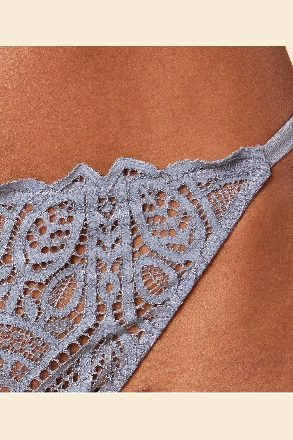 ETAM - תחתוני חוטיני תחרה ENIGME כחול - MASHBIR//365