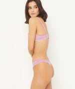 ETAM - תחתוני חוטיני תחרה IDOLE בצבע סגול - MASHBIR//365