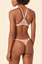 ETAM - תחתוני חוטיני טול משולב רקמה BONHEUR ניוד - MASHBIR//365