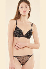 ETAM - תחתוני חוטיני טול משולב רקמה FATALE - MASHBIR//365