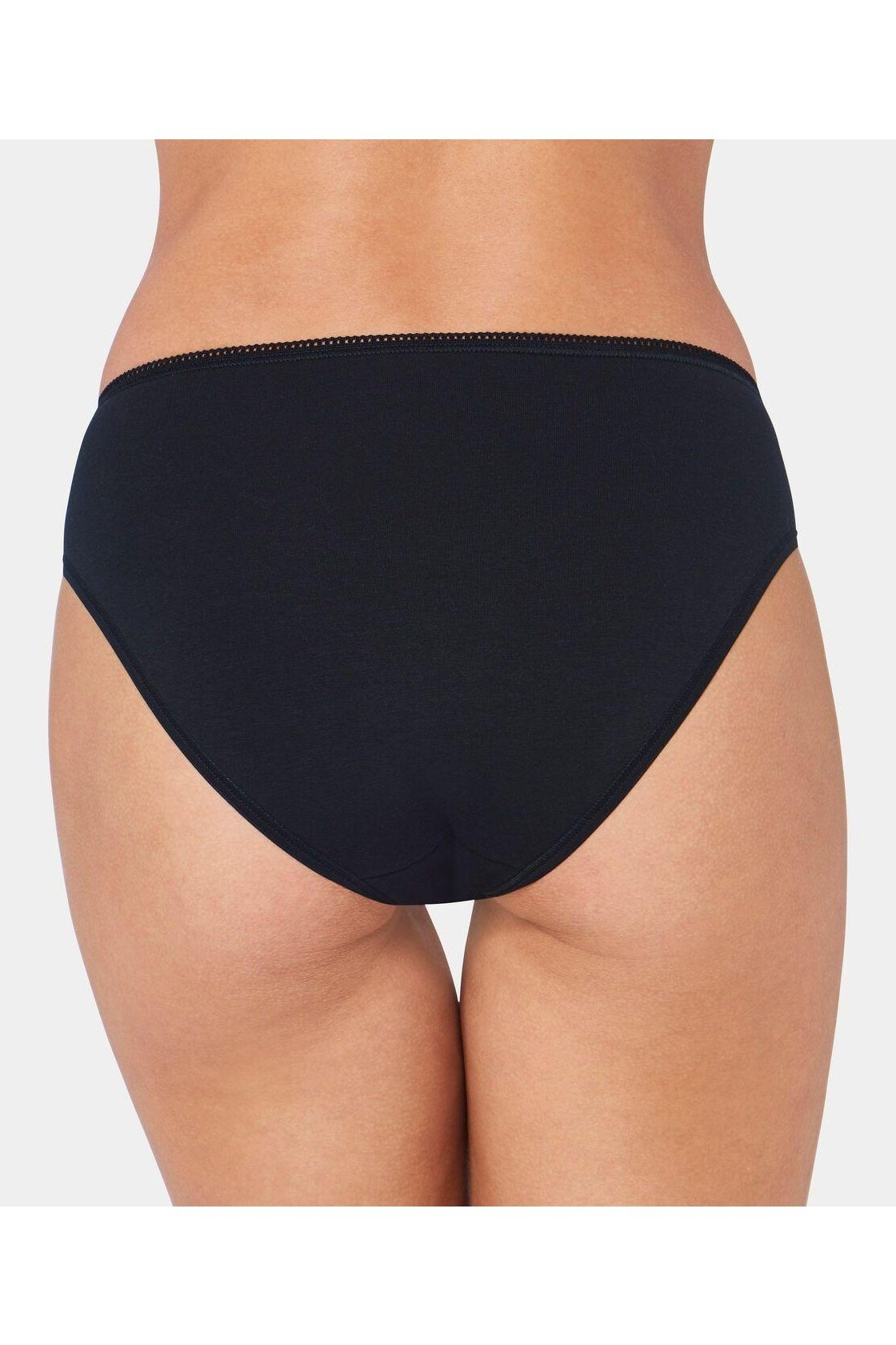 SLOGGI - תחתונים 24/7 COTTON TAI BRIEF שחור - MASHBIR//365