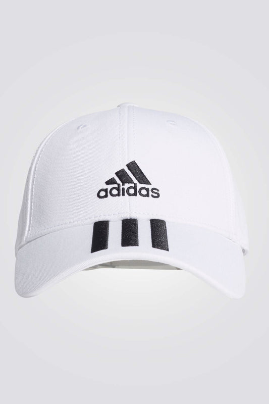 ADIDAS - כובע 3 פסים בצבע לבן - MASHBIR//365