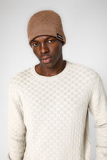 KENNETH COLE - כובע גרב לגבר בצבע חום - MASHBIR//365