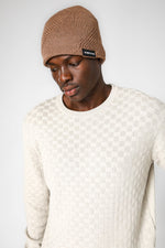 KENNETH COLE - כובע גרב לגבר בצבע חום - MASHBIR//365