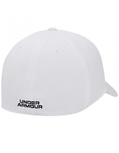 UNDER ARMOUR - כובע לגברים UNDER ARMOUR BLITZING CAP בצבע לבן ושחור - MASHBIR//365
