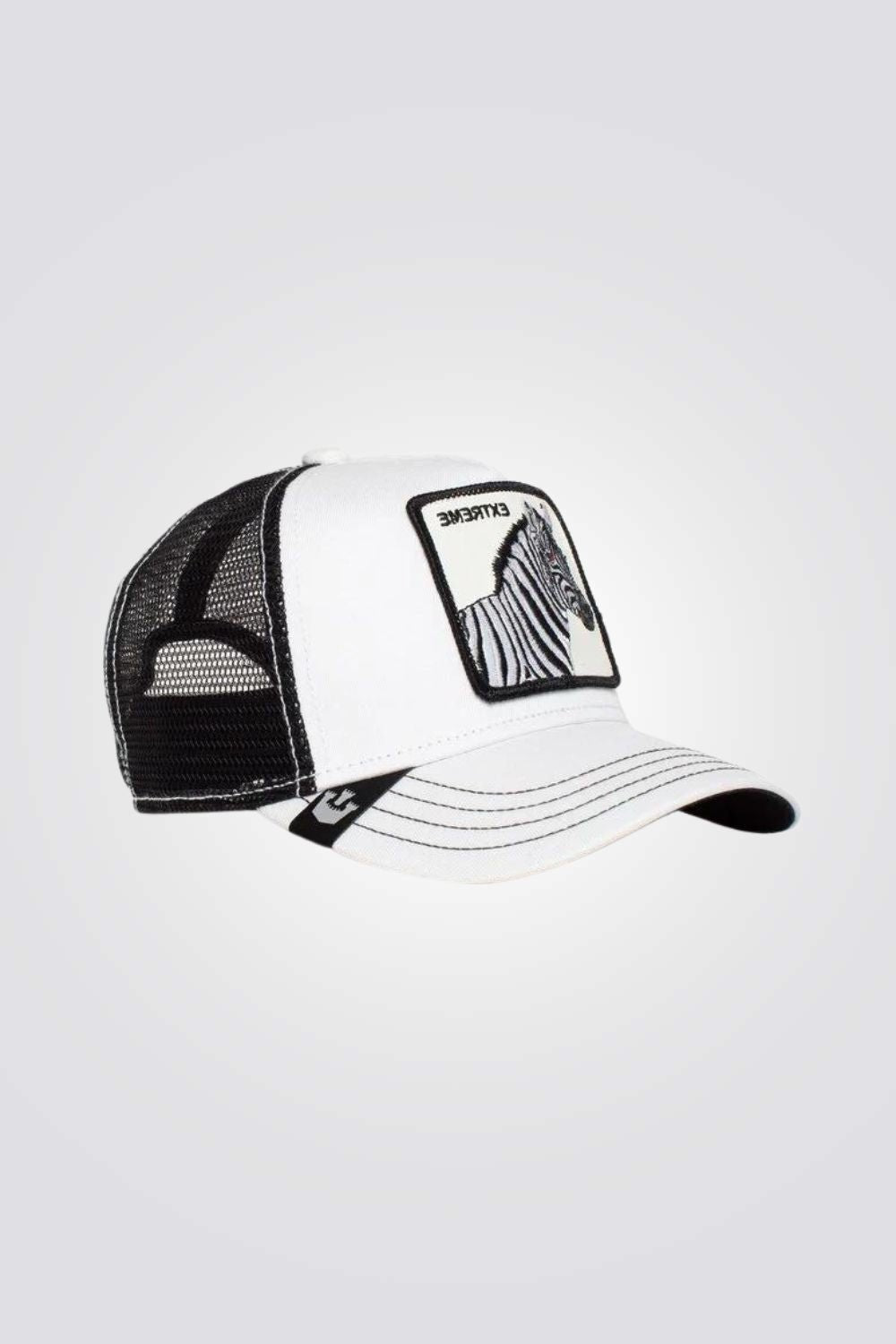 GOORIN - כובע מצחייה LITTLE STRIPE בצבע לבן - MASHBIR//365