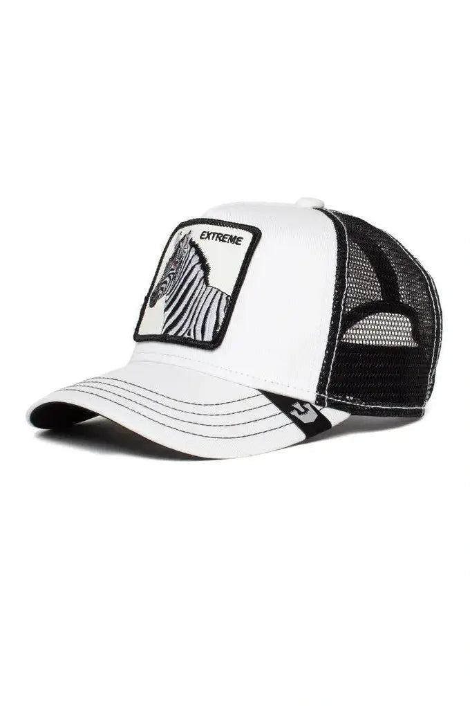 GOORIN - כובע מצחייה LITTLE STRIPE בצבע לבן - MASHBIR//365