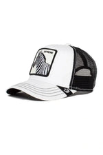 GOORIN - כובע מצחייה LITTLE STRIPE בצבע לבן - MASHBIR//365