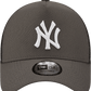 NEW ERA - כובע מצחייה New York Yankees Diamond בצבע אפור - MASHBIR//365 - 4
