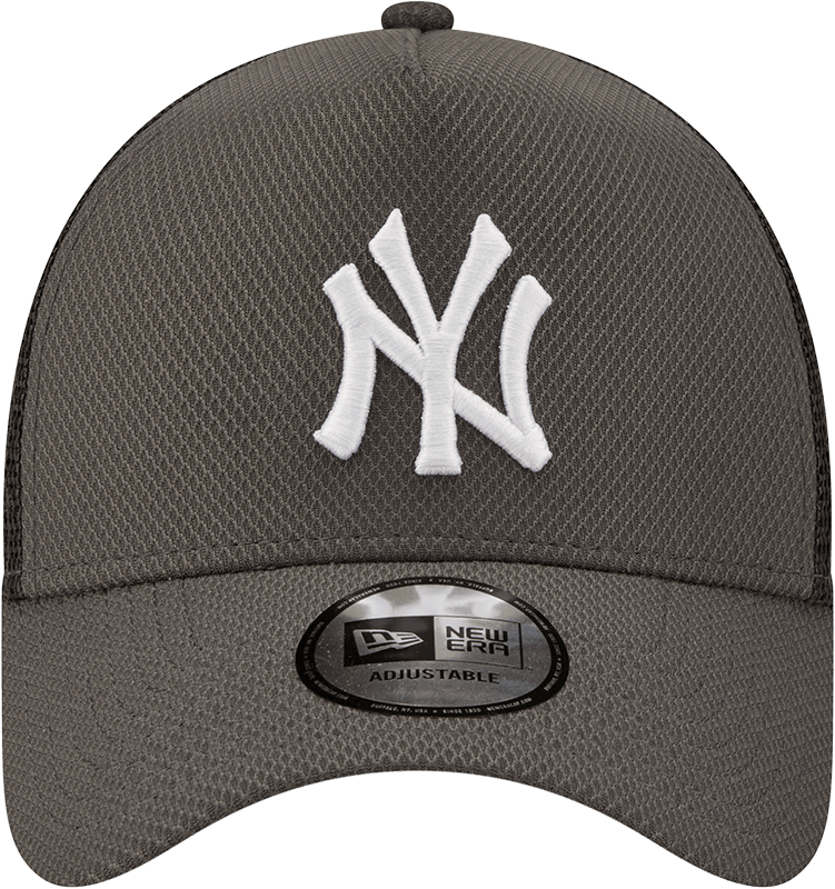 NEW ERA - כובע מצחייה New York Yankees Diamond בצבע אפור - MASHBIR//365