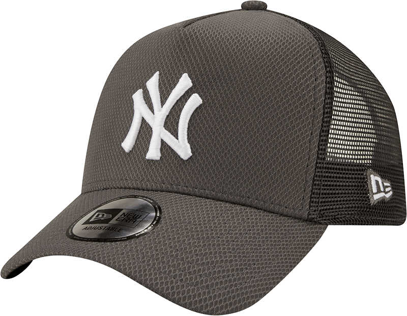 NEW ERA - כובע מצחייה New York Yankees Diamond בצבע אפור - MASHBIR//365