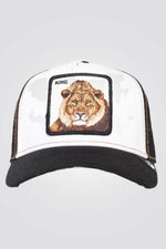 GOORIN - כובע מצחייה THE KING LION בצבע לבן - MASHBIR//365