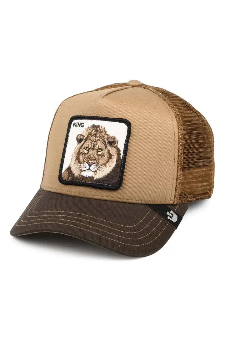 GOORIN - כובע מצחייה THE KING LION בצבע חום - MASHBIR//365