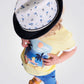 OBAIBI - כובע שמש לתינוקות בצבע לבן עם הדפס דקלים - MASHBIR//365 - 1