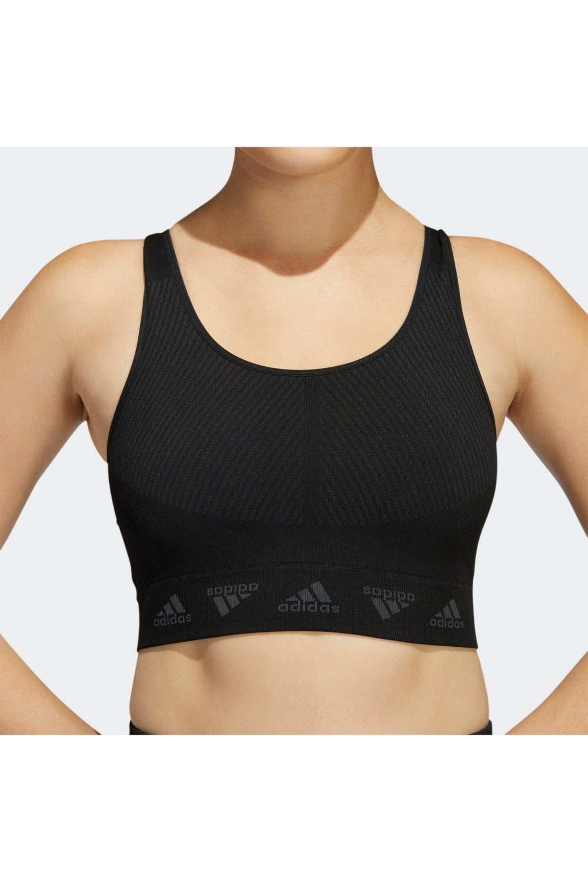 ADIDAS - טופ אימון AEROKNIT בצבע שחור - MASHBIR//365