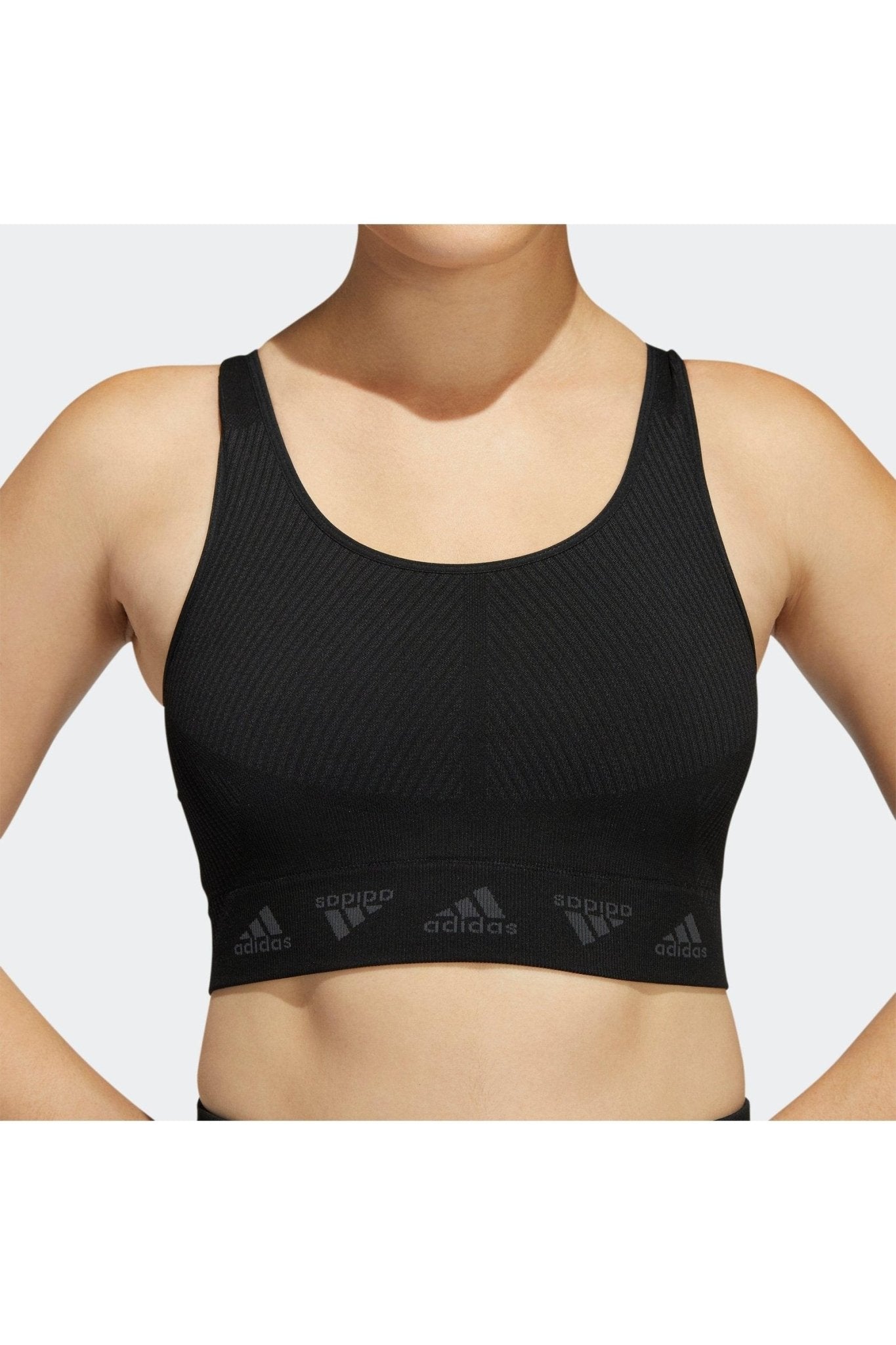 ADIDAS - טופ אימון AEROKNIT בצבע שחור - MASHBIR//365