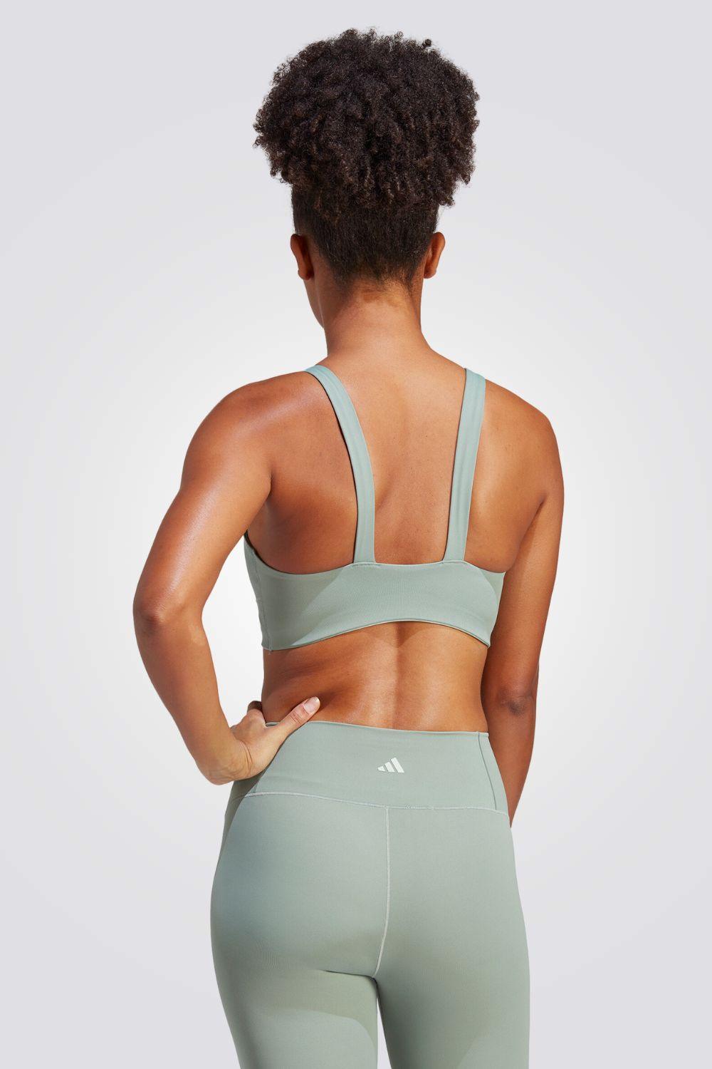 ADIDAS - טופ אימון COREFLOW LUXE לנשים בצבע מנטה - MASHBIR//365