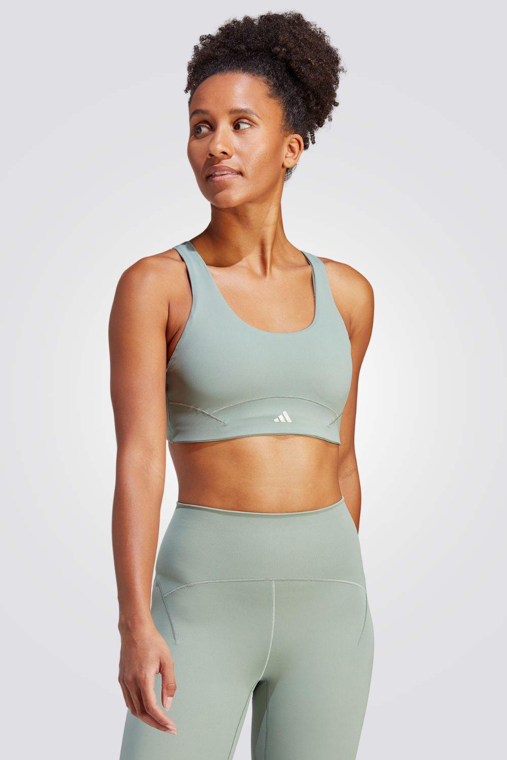 ADIDAS - טופ אימון COREFLOW LUXE לנשים בצבע מנטה - MASHBIR//365