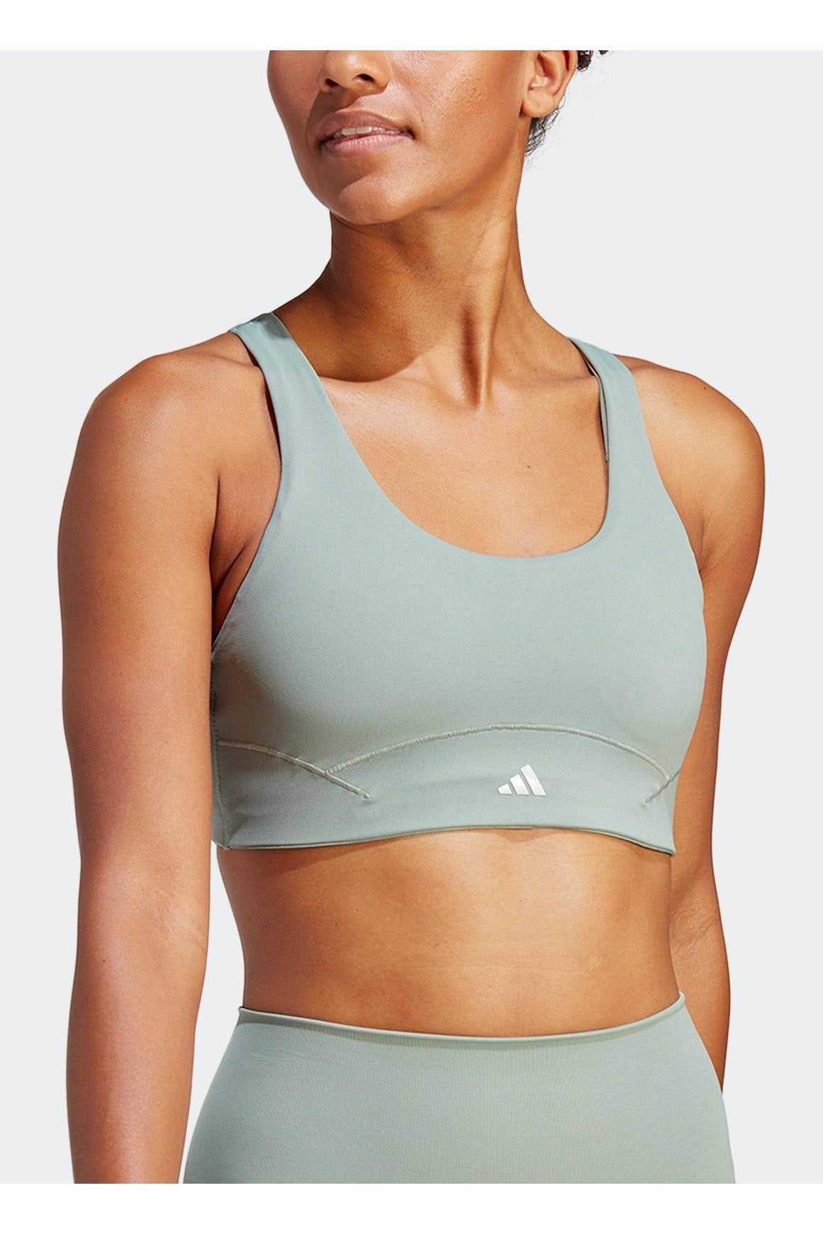 ADIDAS - טופ אימון COREFLOW LUXE לנשים בצבע מנטה - MASHBIR//365