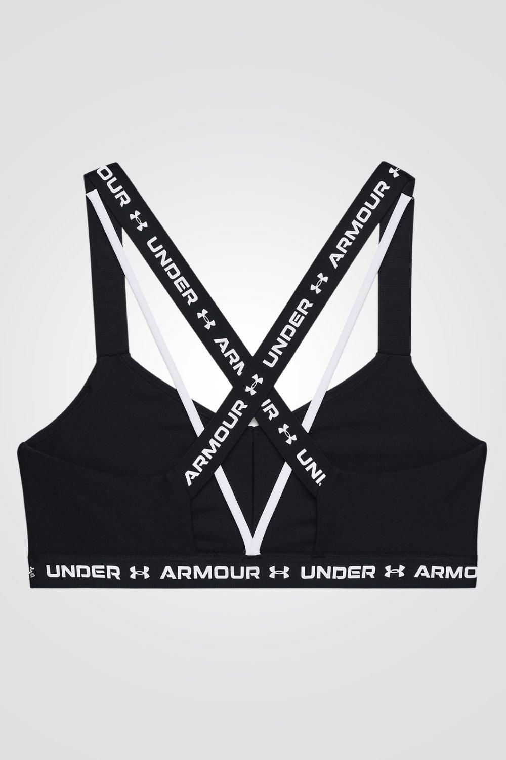 UNDER ARMOUR - טופ אימון Crossback Low בצבע שחור - MASHBIR//365