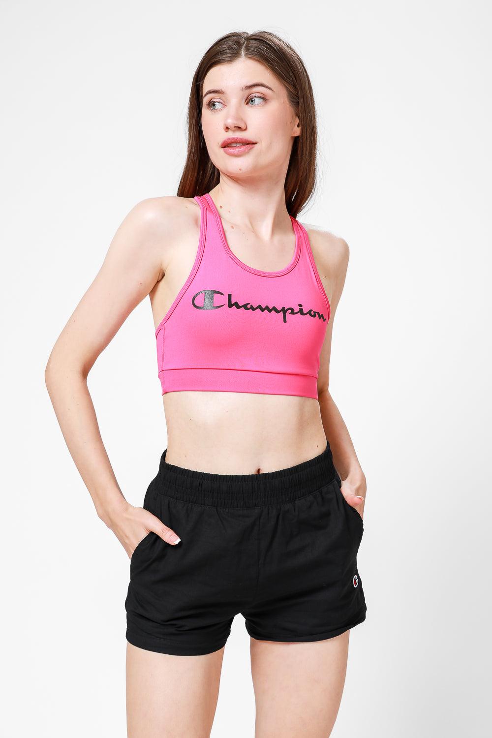 CHAMPION - טופ אימון לנשים בצבע ורוד - MASHBIR//365