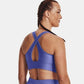 UNDER ARMOUR - טופ אימון לנשים Crossback Longline בצבע סגול - MASHBIR//365 - 2