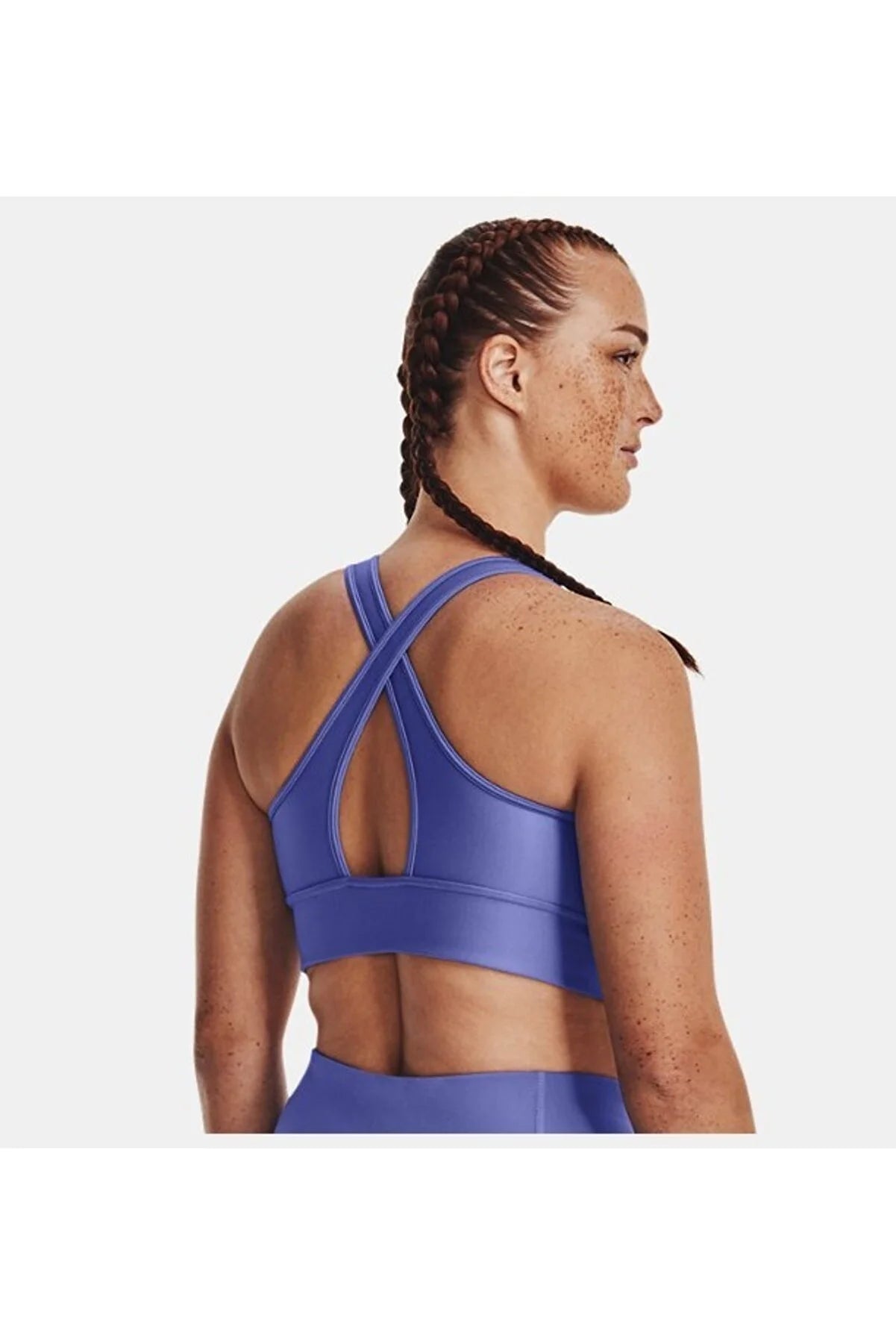 UNDER ARMOUR - טופ אימון לנשים Crossback Longline בצבע סגול - MASHBIR//365