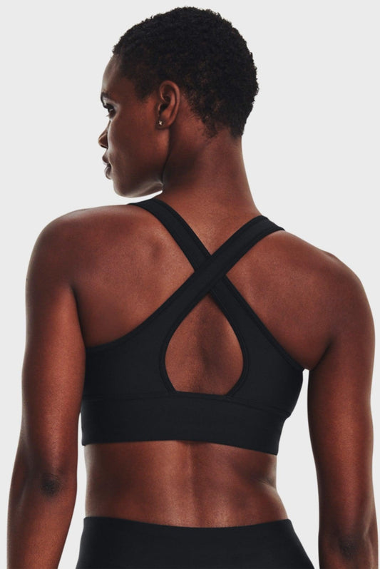 UNDER ARMOUR - טופ אימון לנשים Crossback Longline בצבע שחור - MASHBIR//365