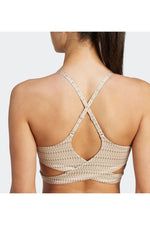 ADIDAS - טופ אימון לנשים YOGA STUDIO בצבע אפור - MASHBIR//365