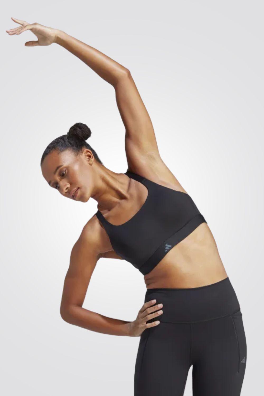 ADIDAS - טופ אימון LUX HS B בצבע שחור - MASHBIR//365