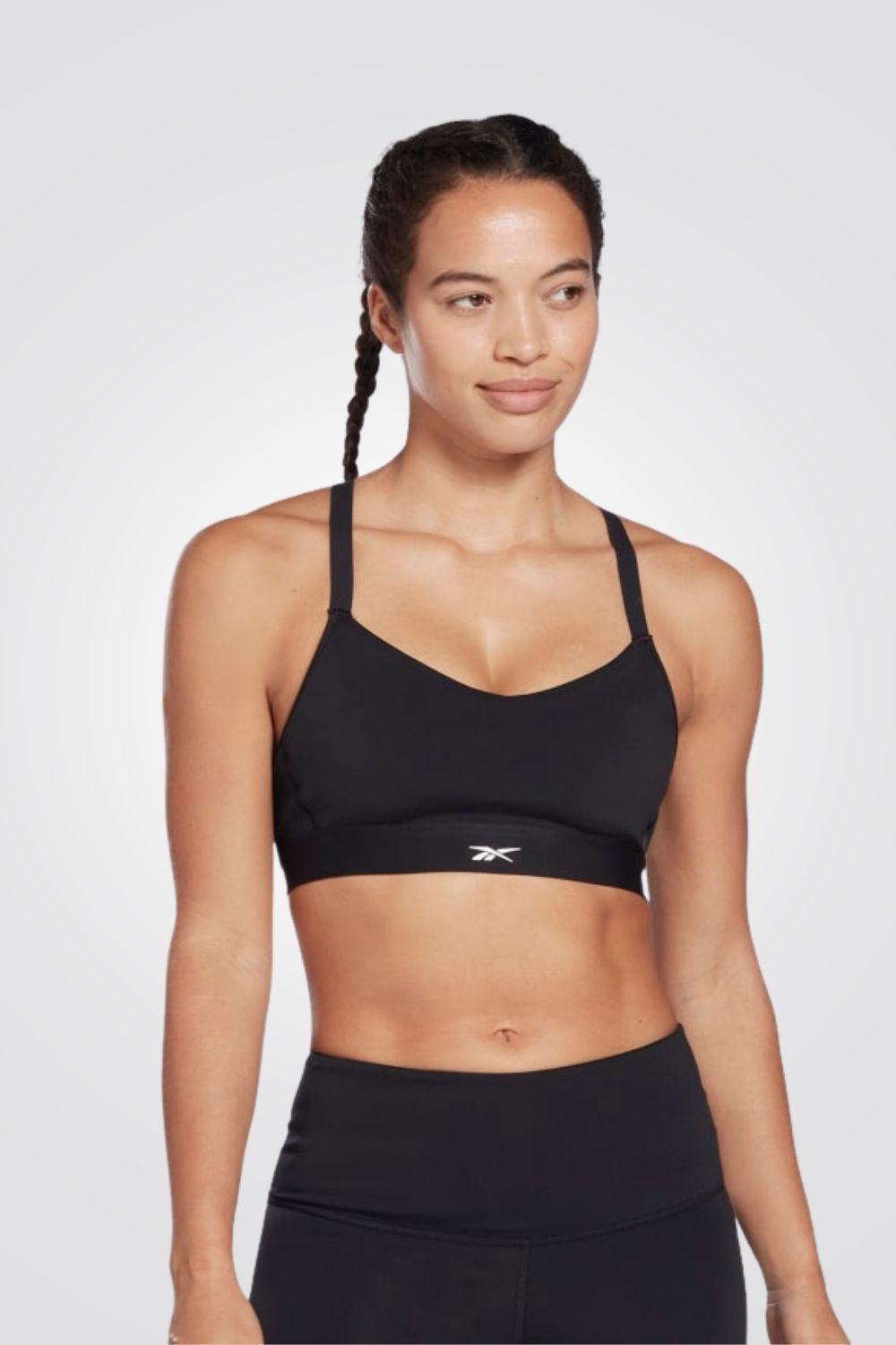 REEBOK - טופ אימון Lux Strappy Sports בצבע שחור - MASHBIR//365
